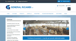 Desktop Screenshot of generalricambisrl.it